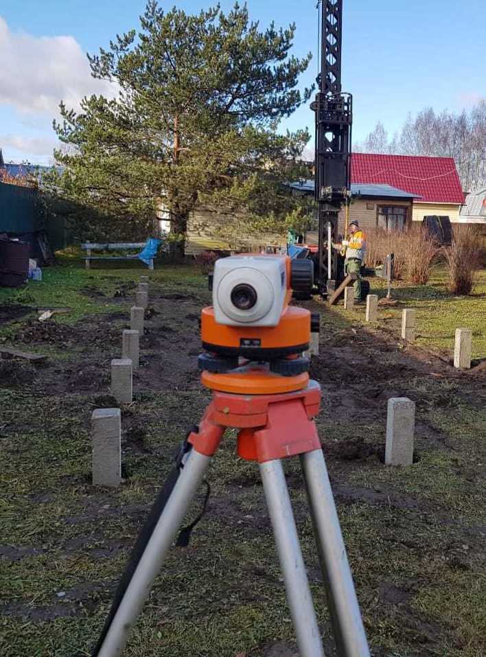 монтаж сваи в поселке Измайлово