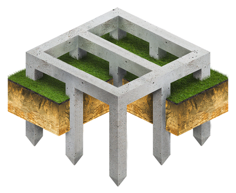  Обвязка ростверком